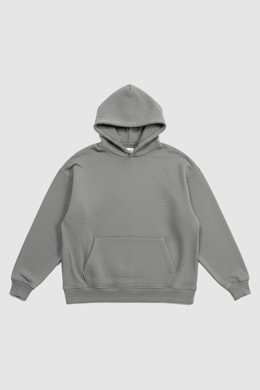 Acid Grey Stone Wash Hoodie