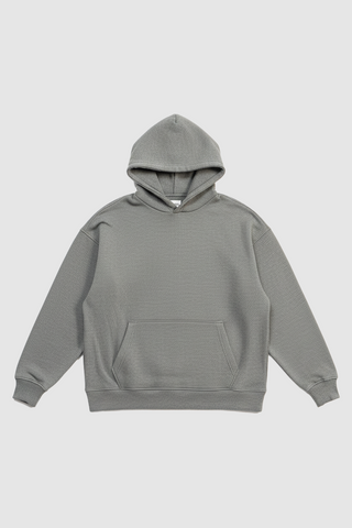 Acid Grey Stone Wash Hoodie
