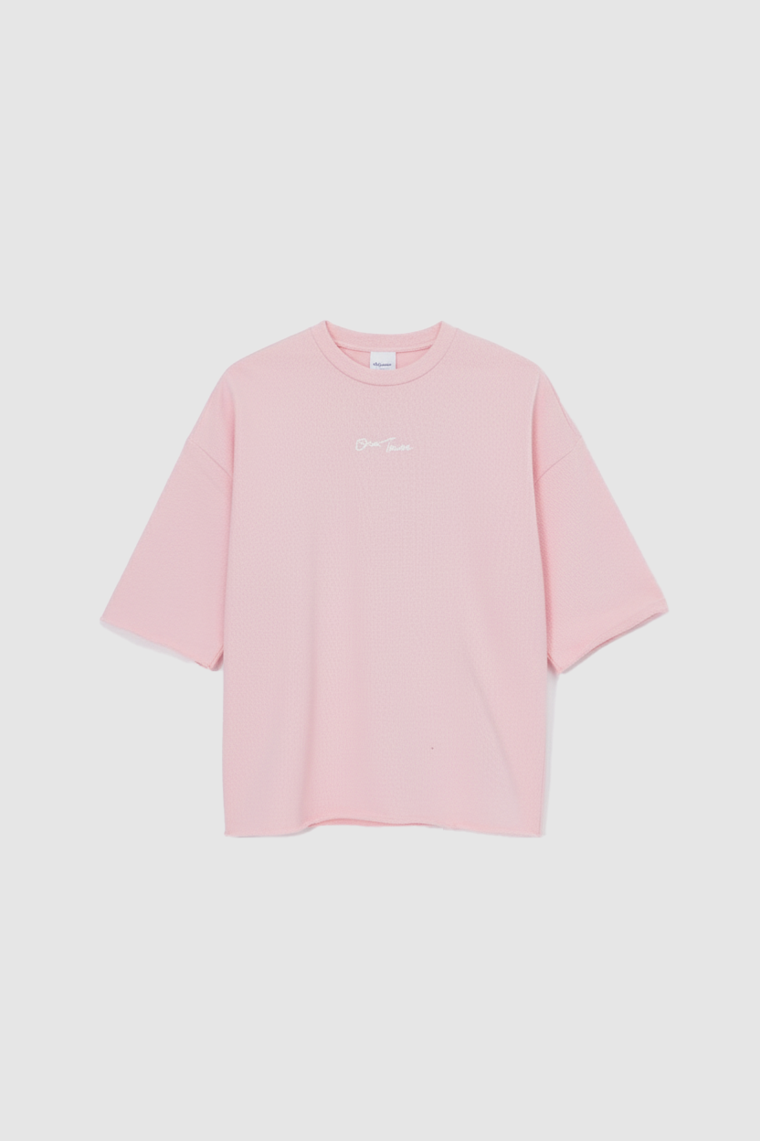 Pink Hue Terry T-Shirt