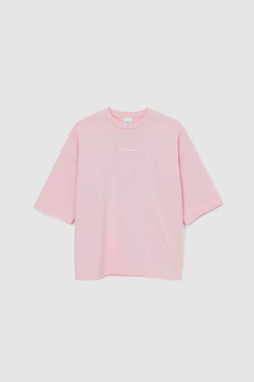 Pink Hue Terry T-Shirt
