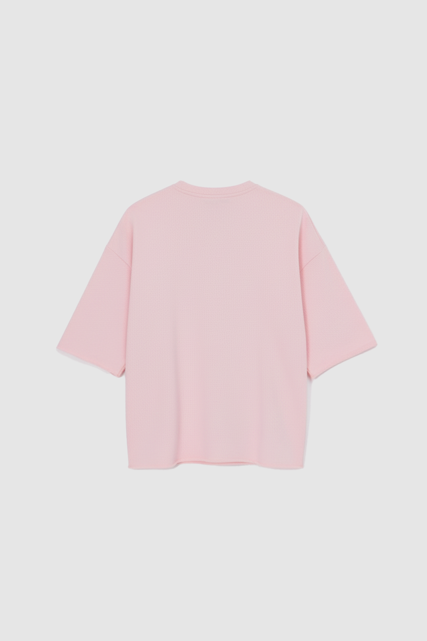 Pink Hue Terry T-Shirt