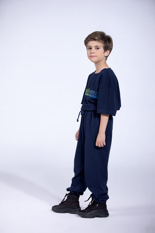 Kids Navy Coord Set