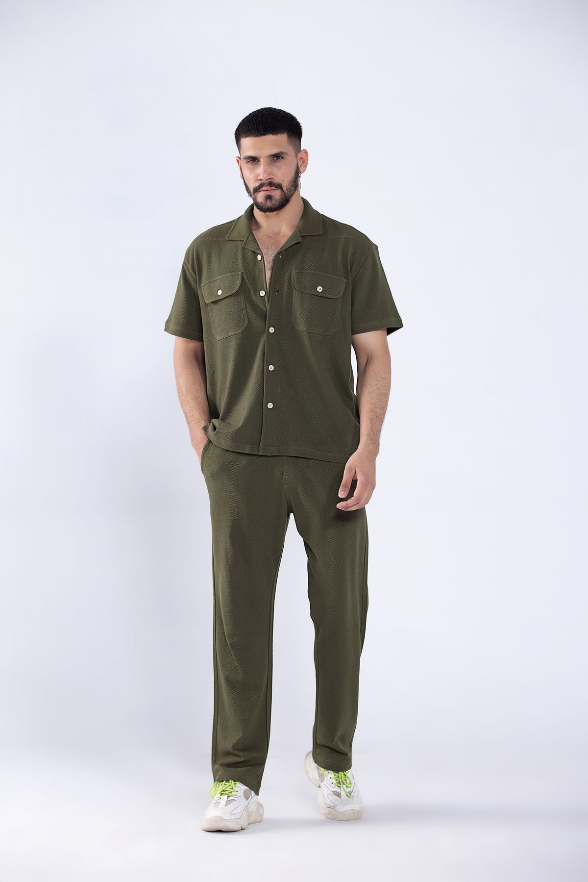 Hemlock Button-Up Co ord Set Men