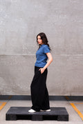 Blue Fitted Tee