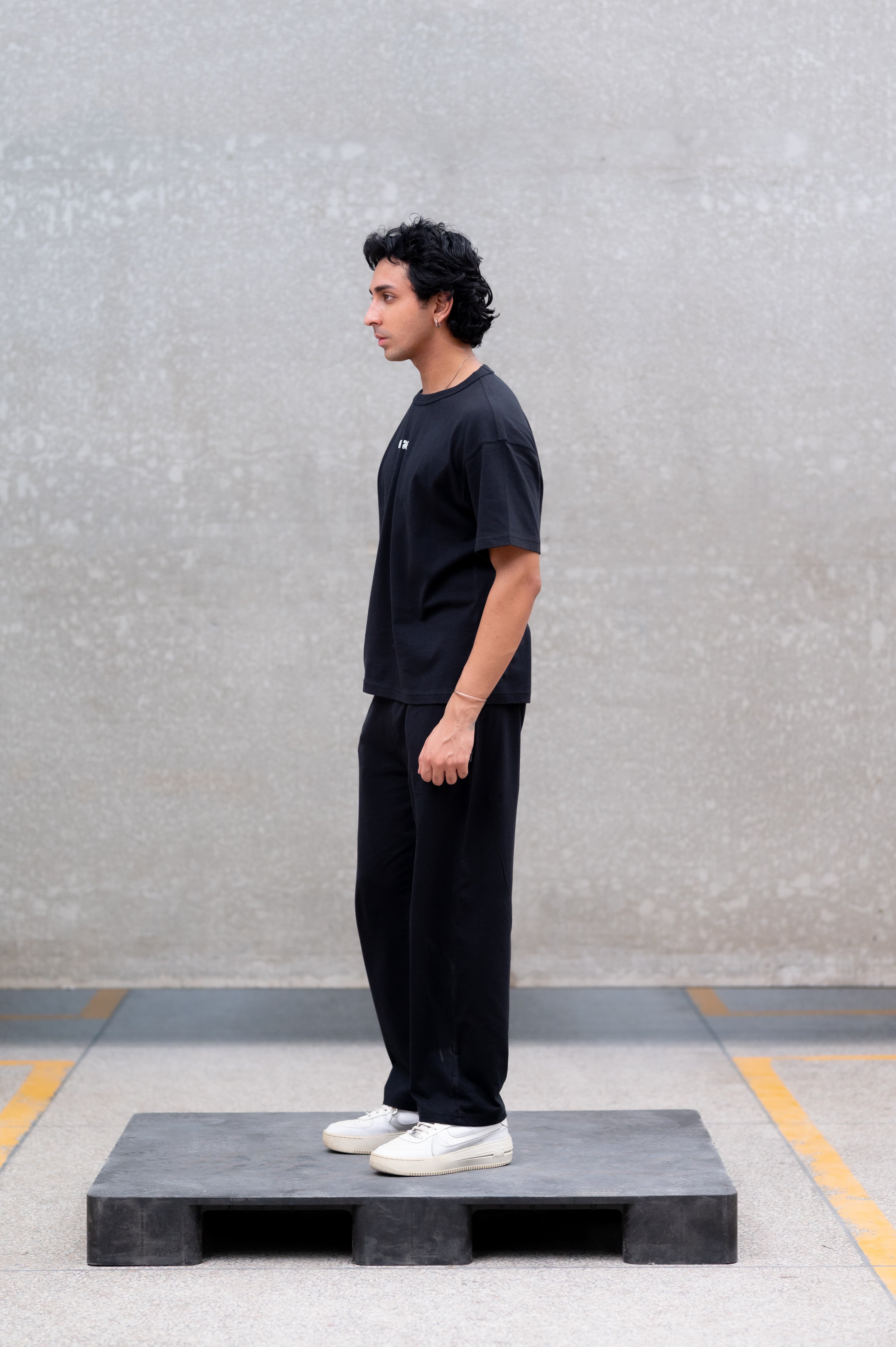 Black Jersey Trouser