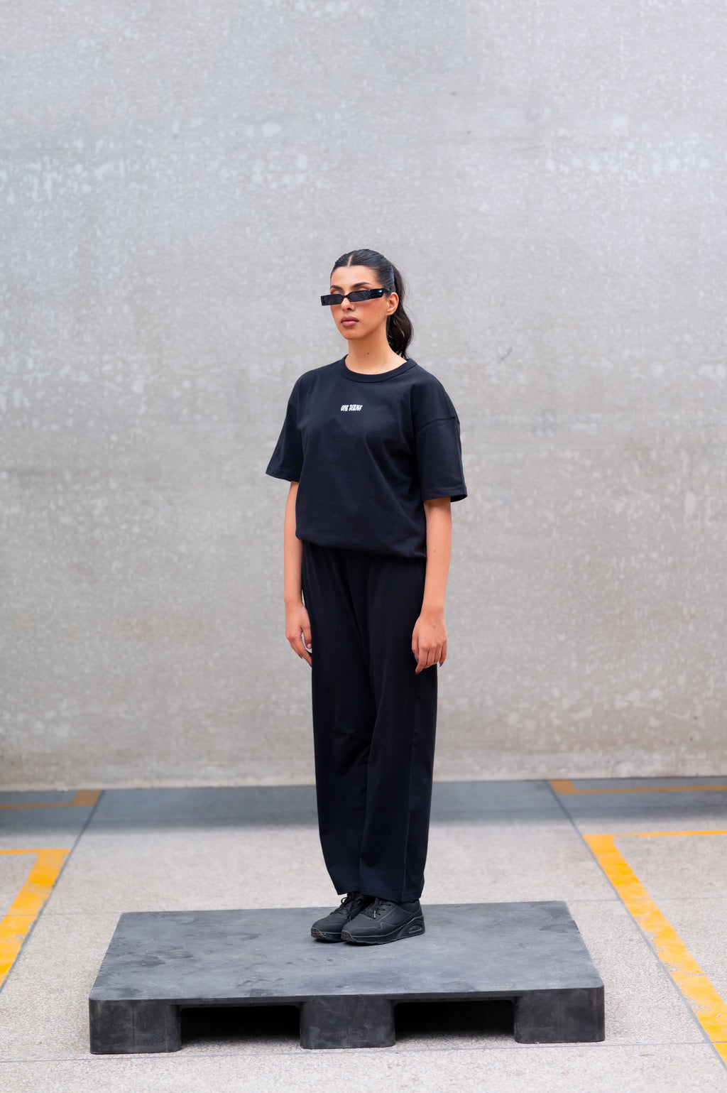 Black Jersey Trouser