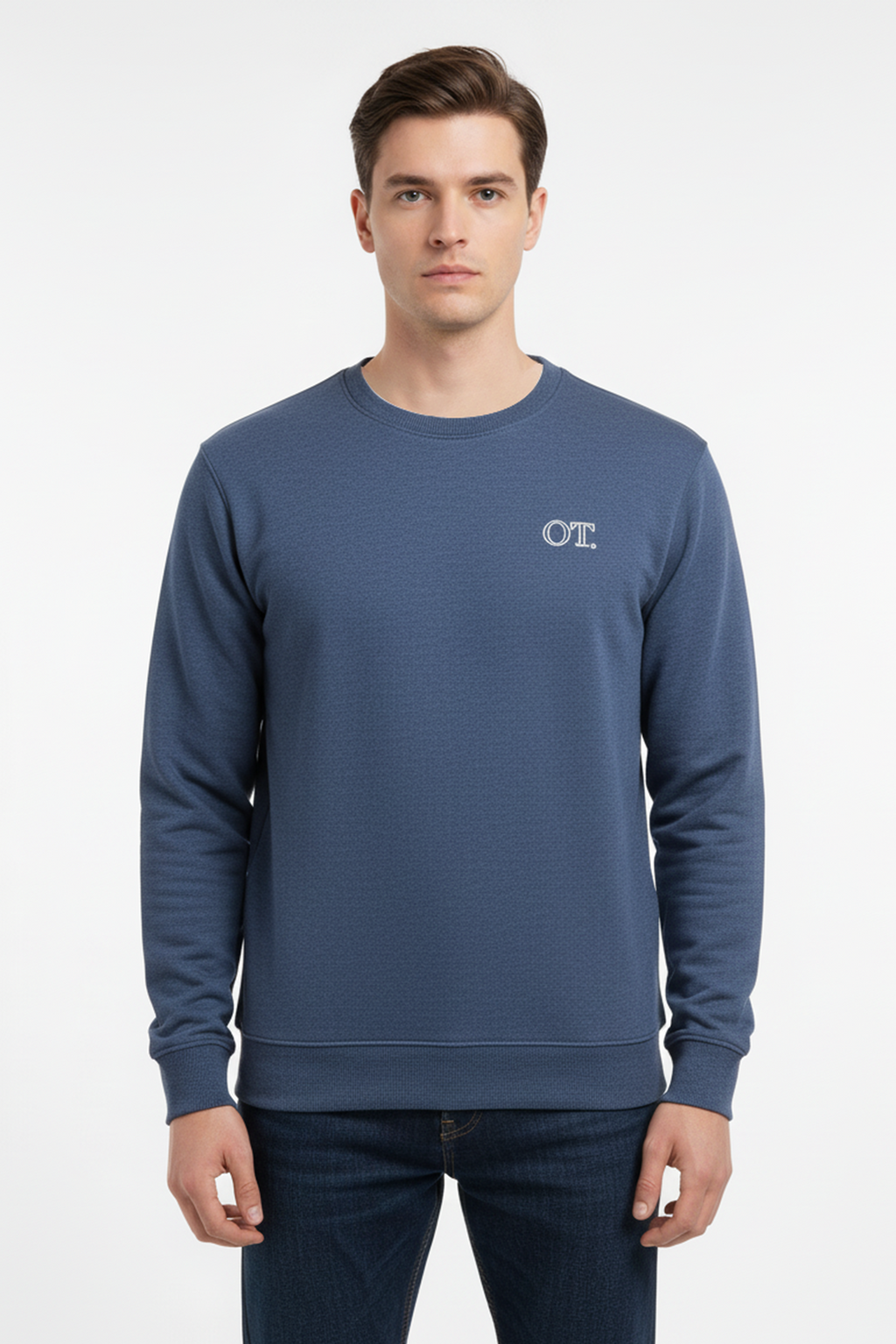 Basic Melange Sweatshirt