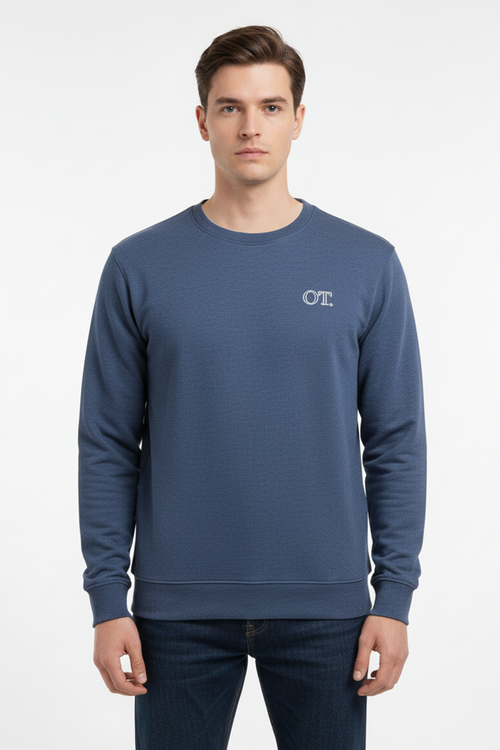 Basic Melange Sweatshirt