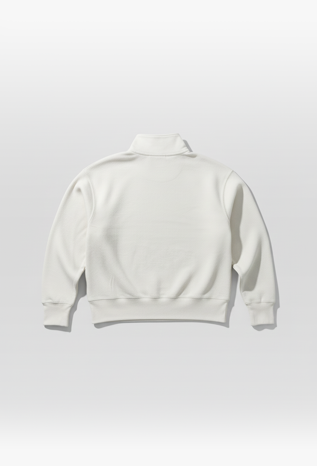 Ivory Fleece Quarter-Zip