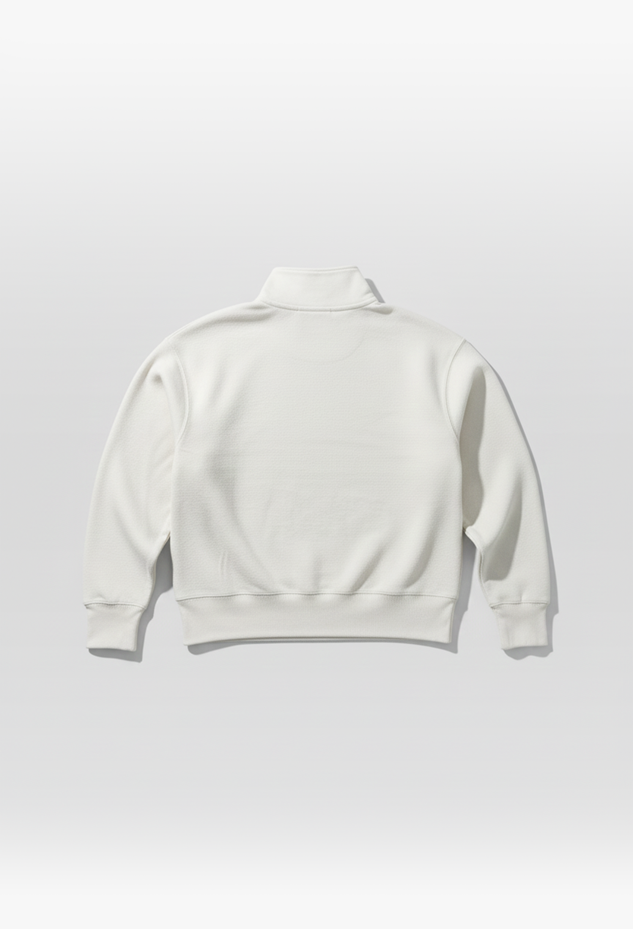 Ivory Fleece Quarter-Zip