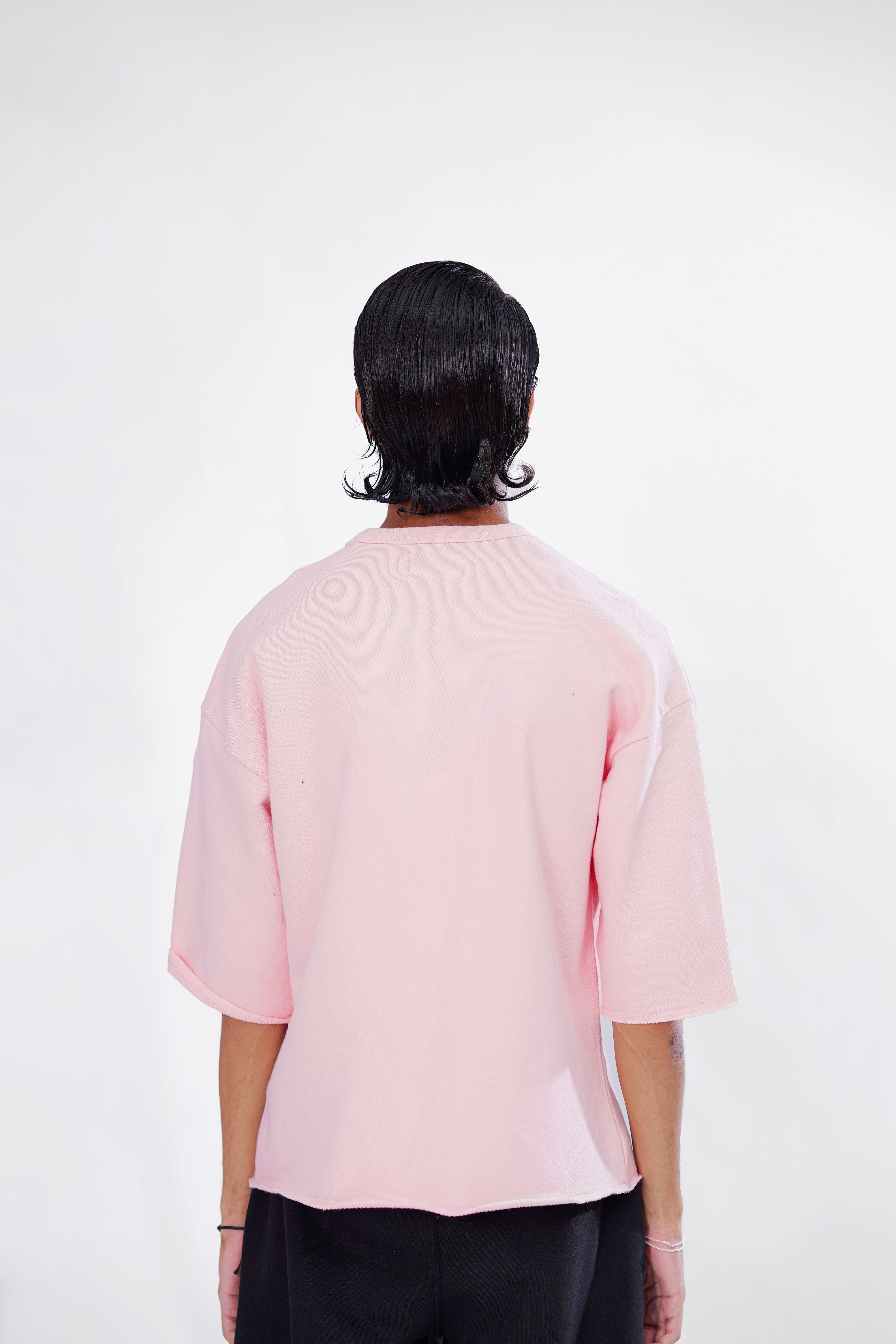 Pink Hue Terry T-Shirt