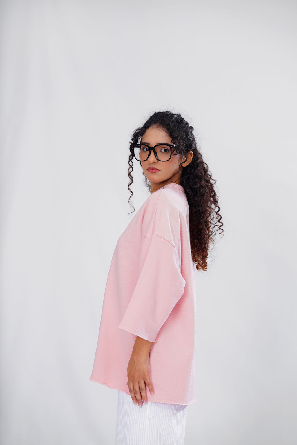 Pink Hue Terry T-Shirt