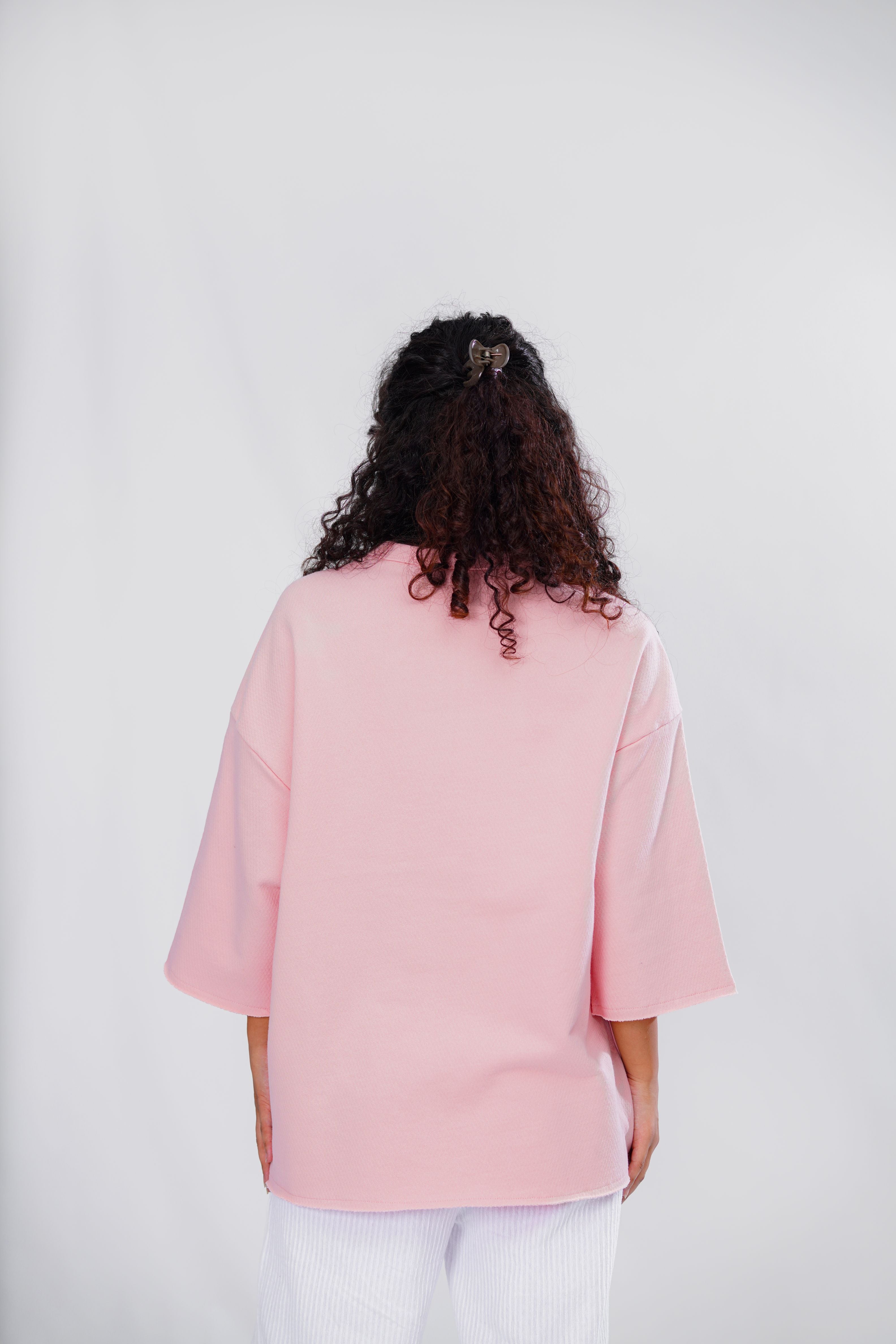 Pink Hue Terry T-Shirt