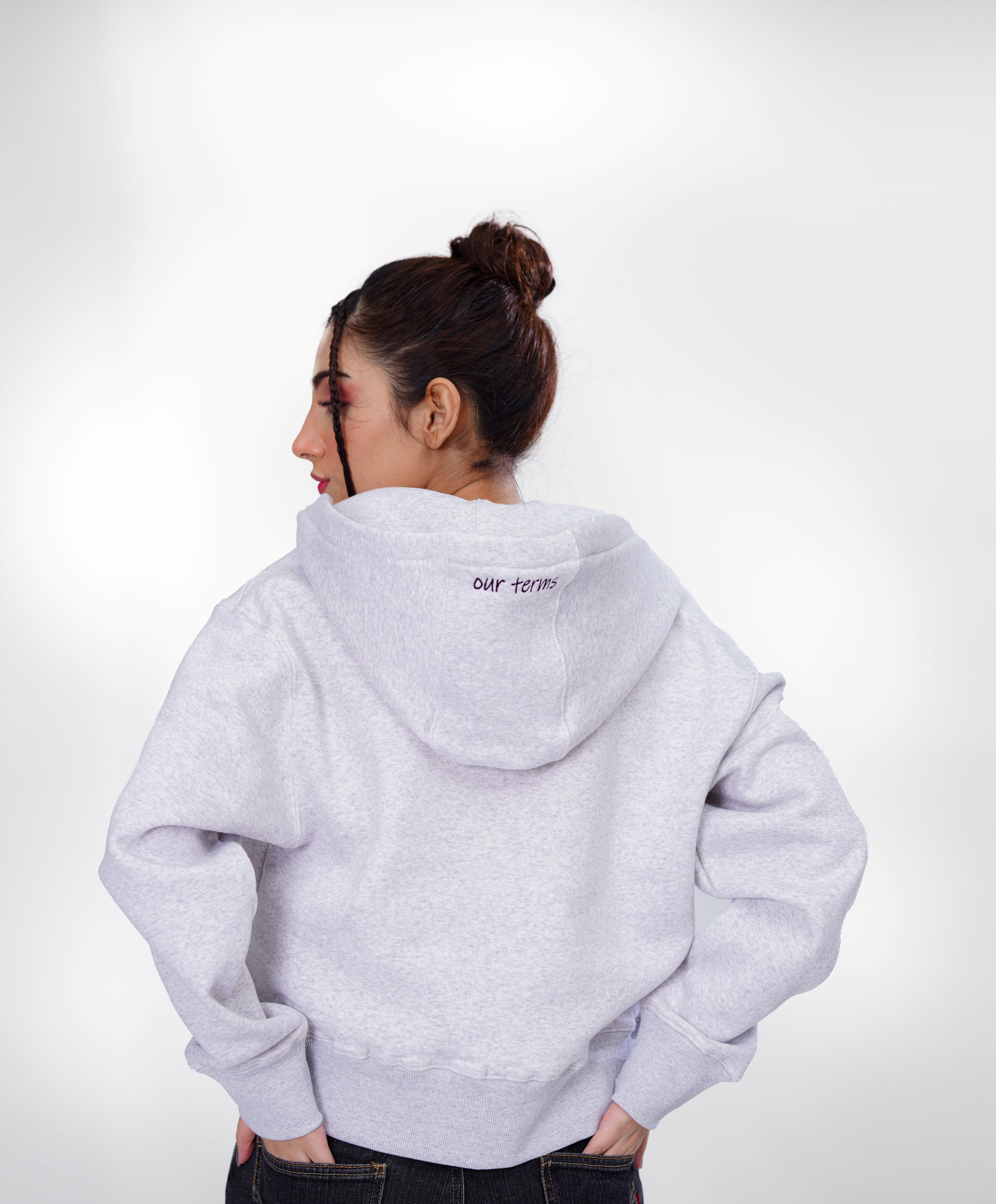Soft Statement Zipper Hoodie