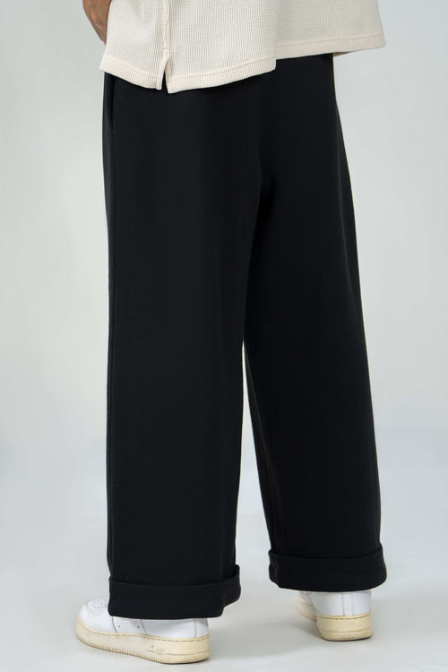 Pintuck Graphic Trouser
