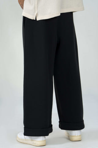 Pintuck Graphic Trouser