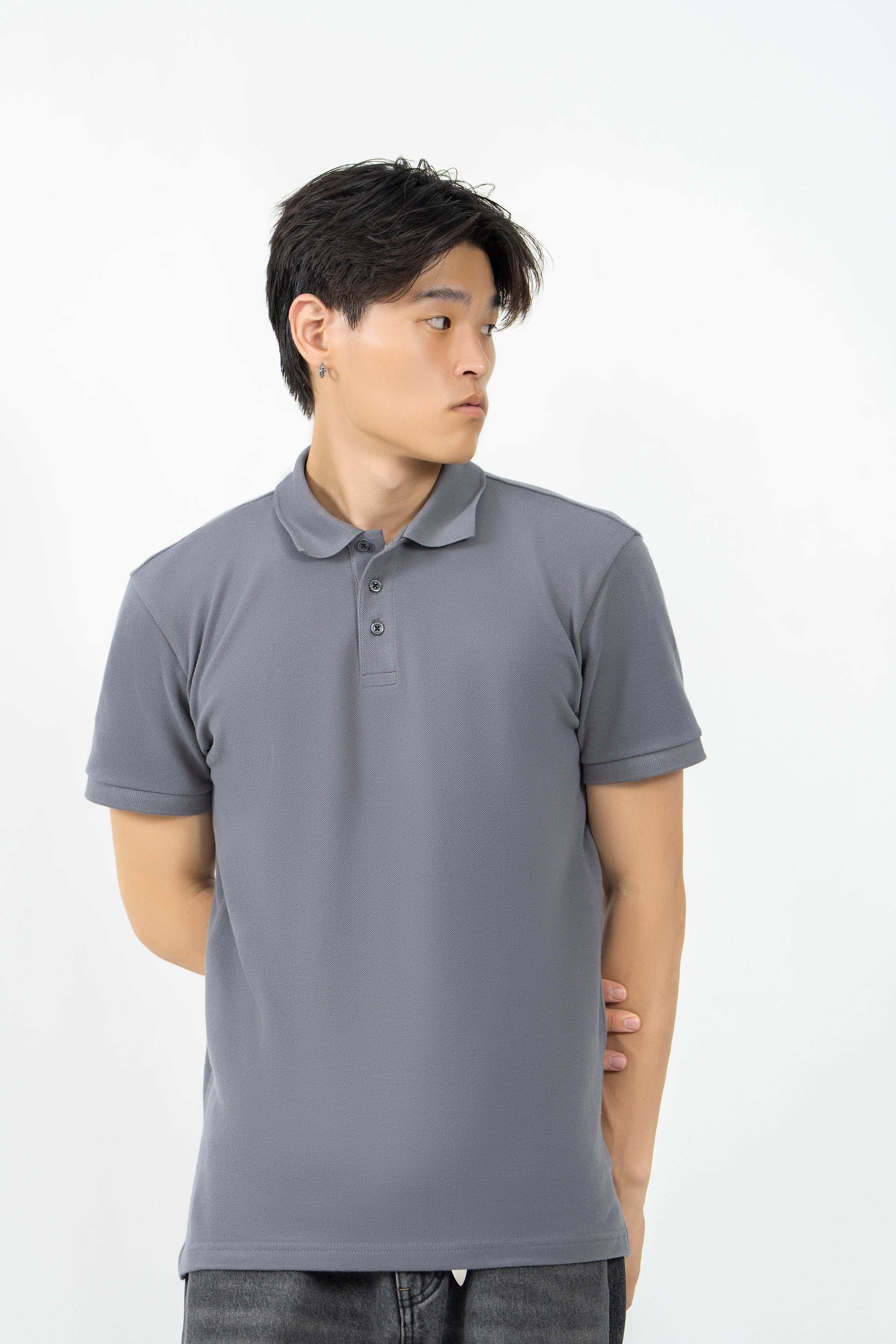 Stripe Collar Polo