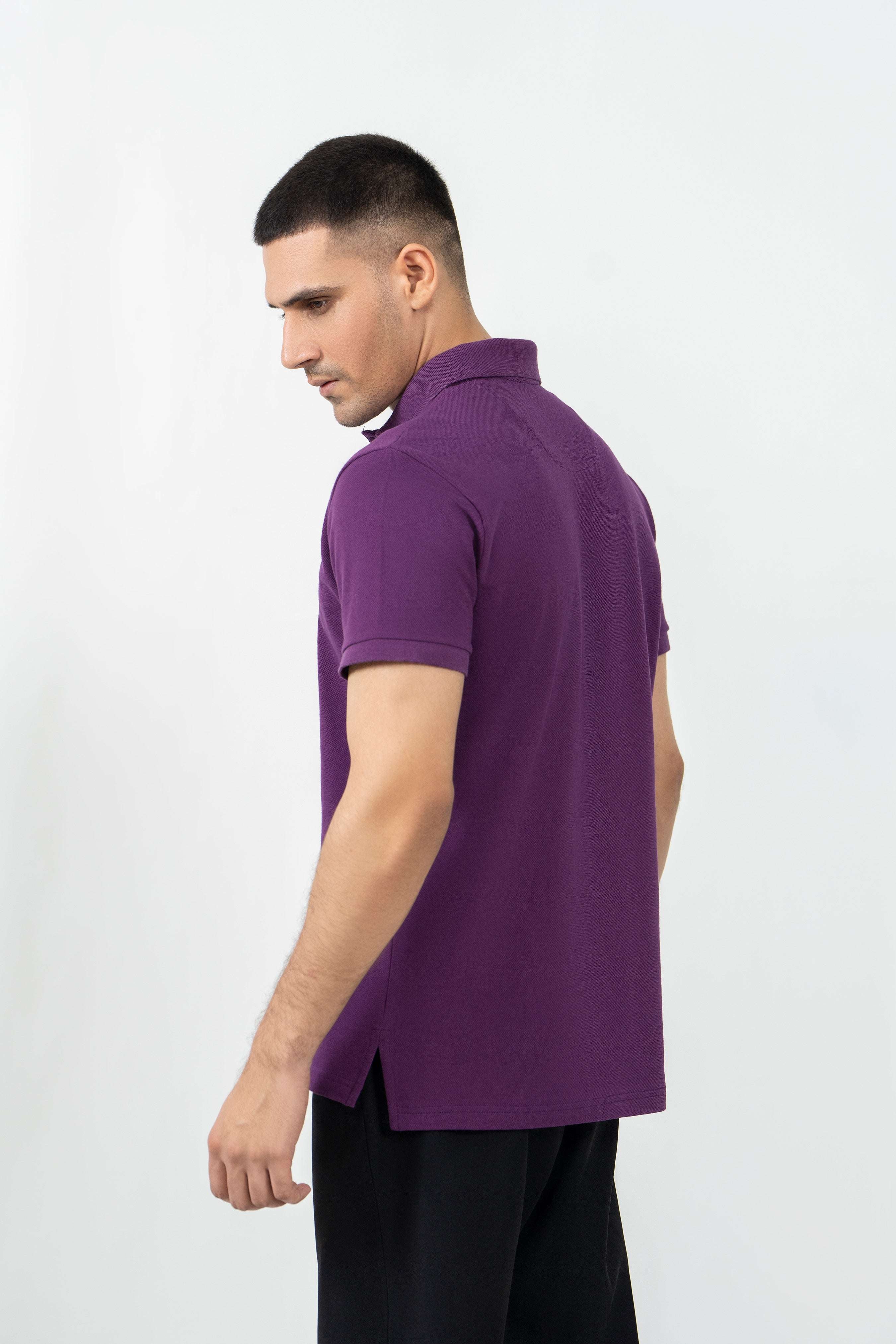 Contrast Placket Polo