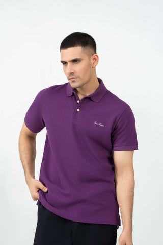 Contrast Placket Polo
