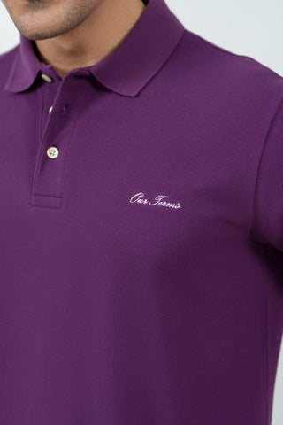 Contrast Placket Polo