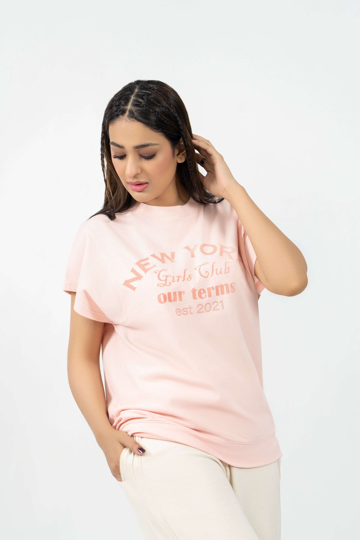 Girls Club Graphic Top