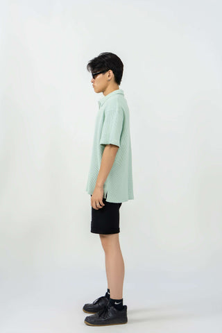 Textured Collar Polo