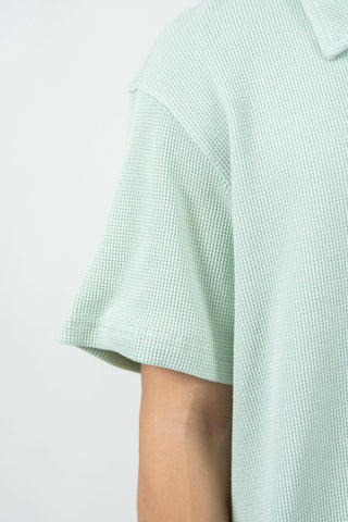Textured Collar Polo