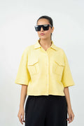 Cargo Panel Crop Shirt