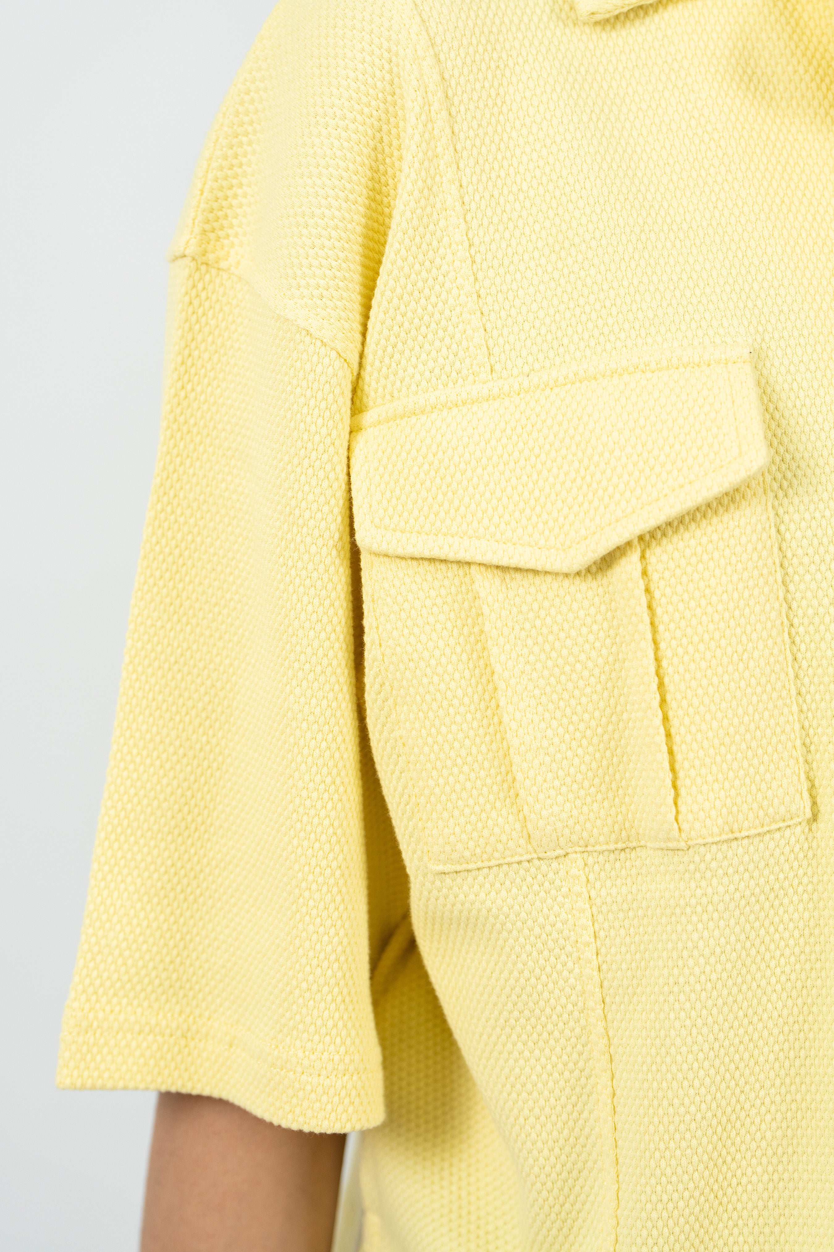 Cargo Panel Crop Shirt