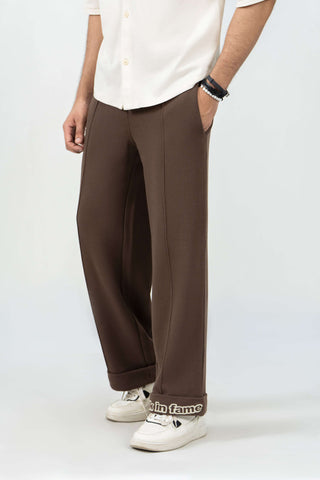 Pintuck Graphic Trouser