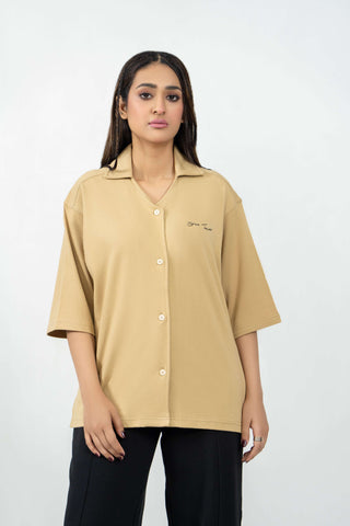 Boxy Embroidered Shirt