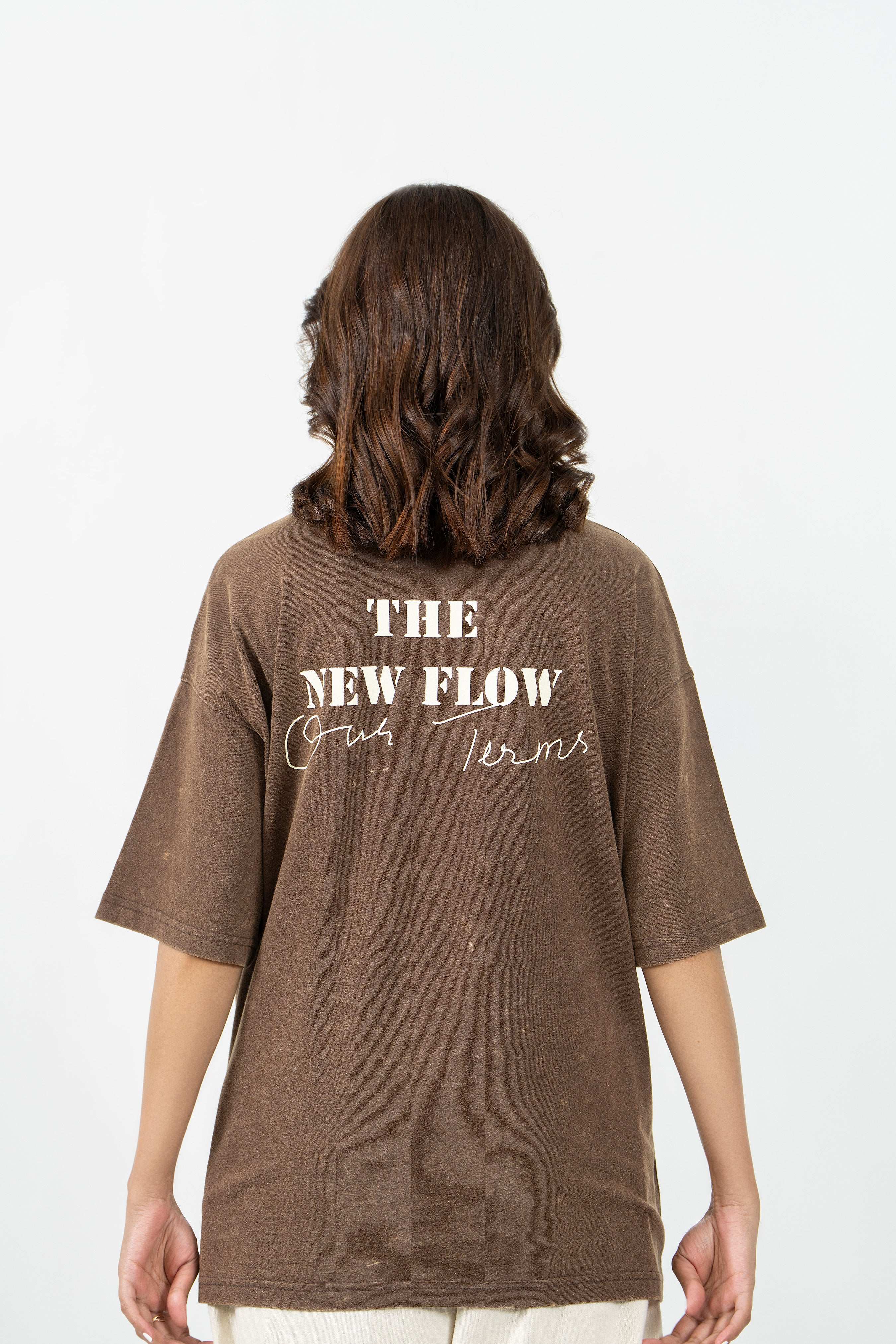 Flow Script Tee – OT - Our Terms
