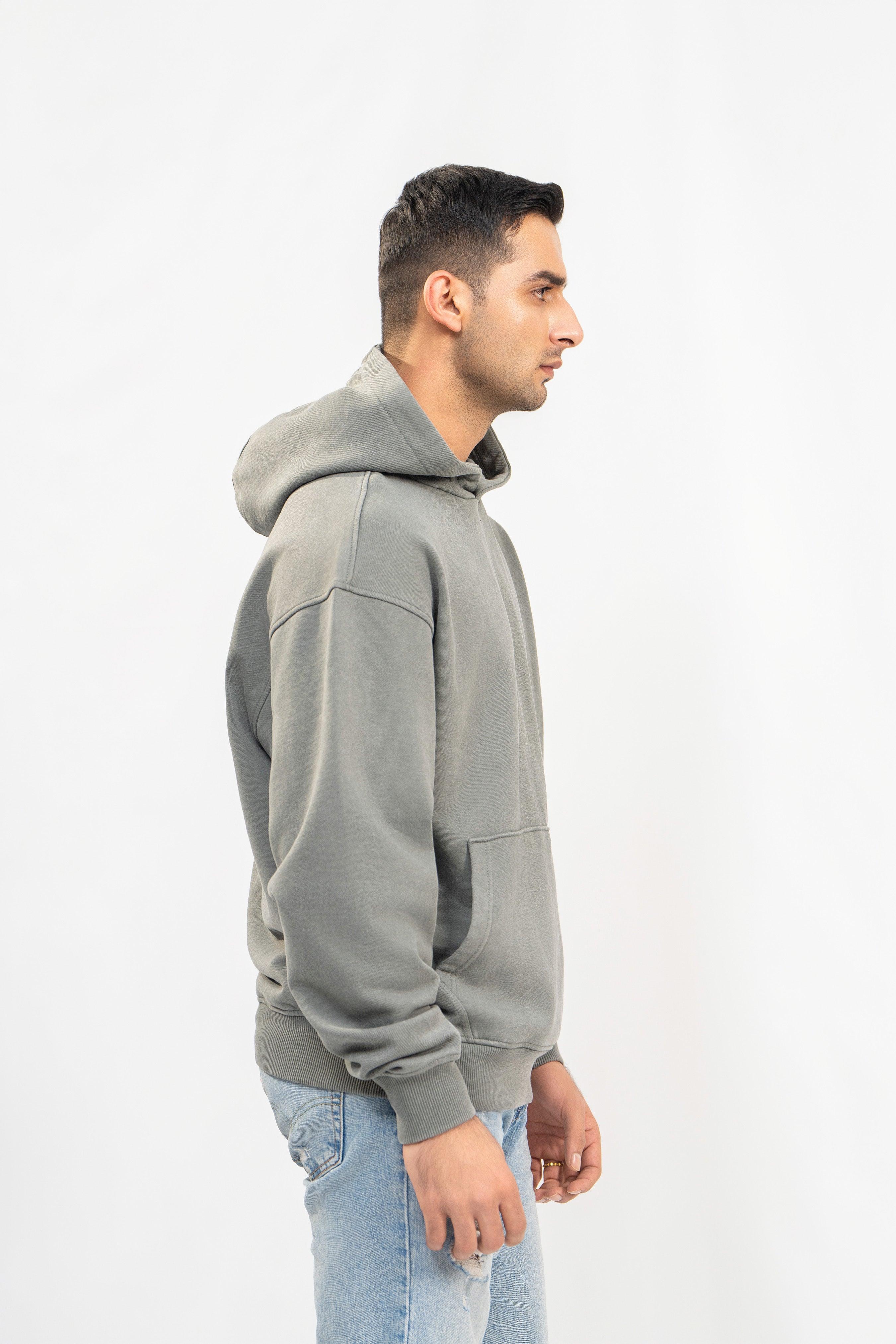 Acid Grey Stone Wash Hoodie