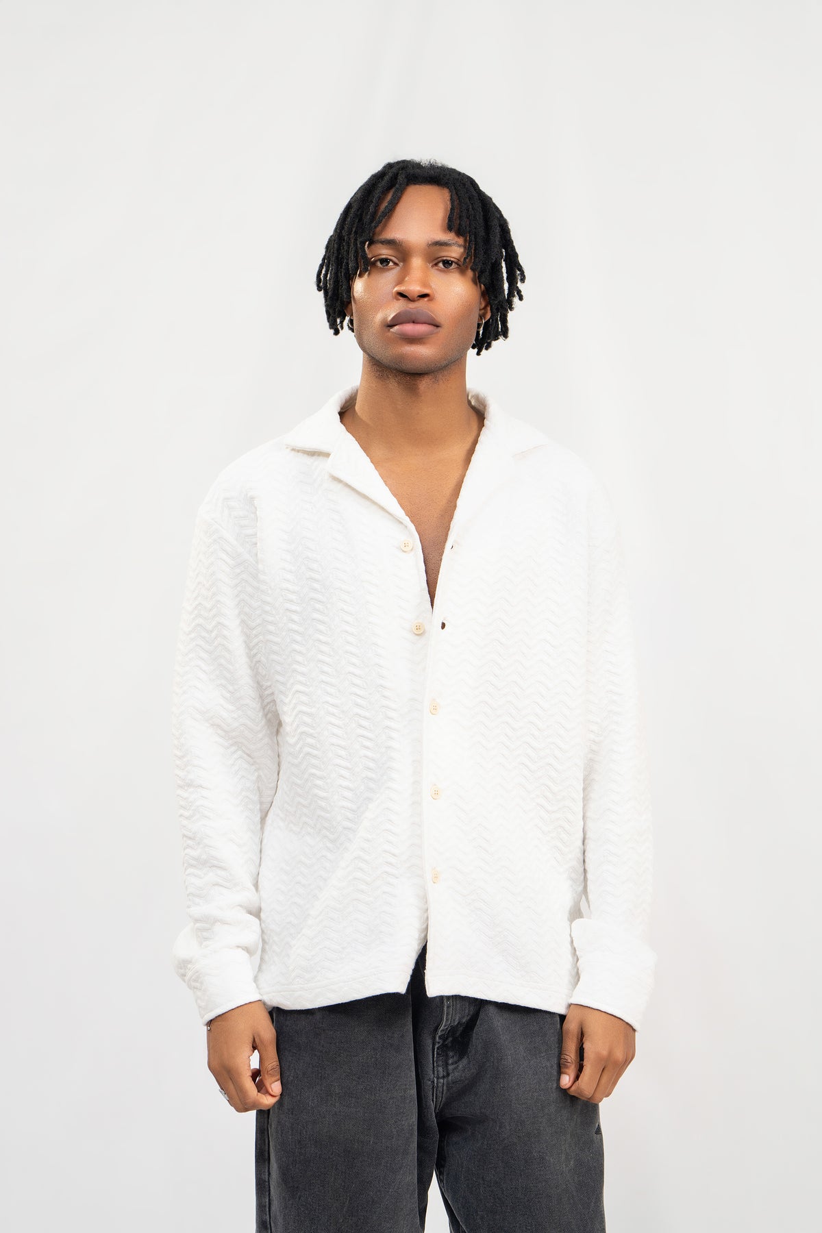 ECRU Full Sleeve Button Up