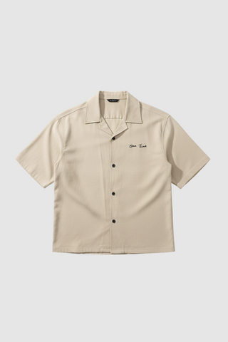 V-Collar Embroidered Shirt