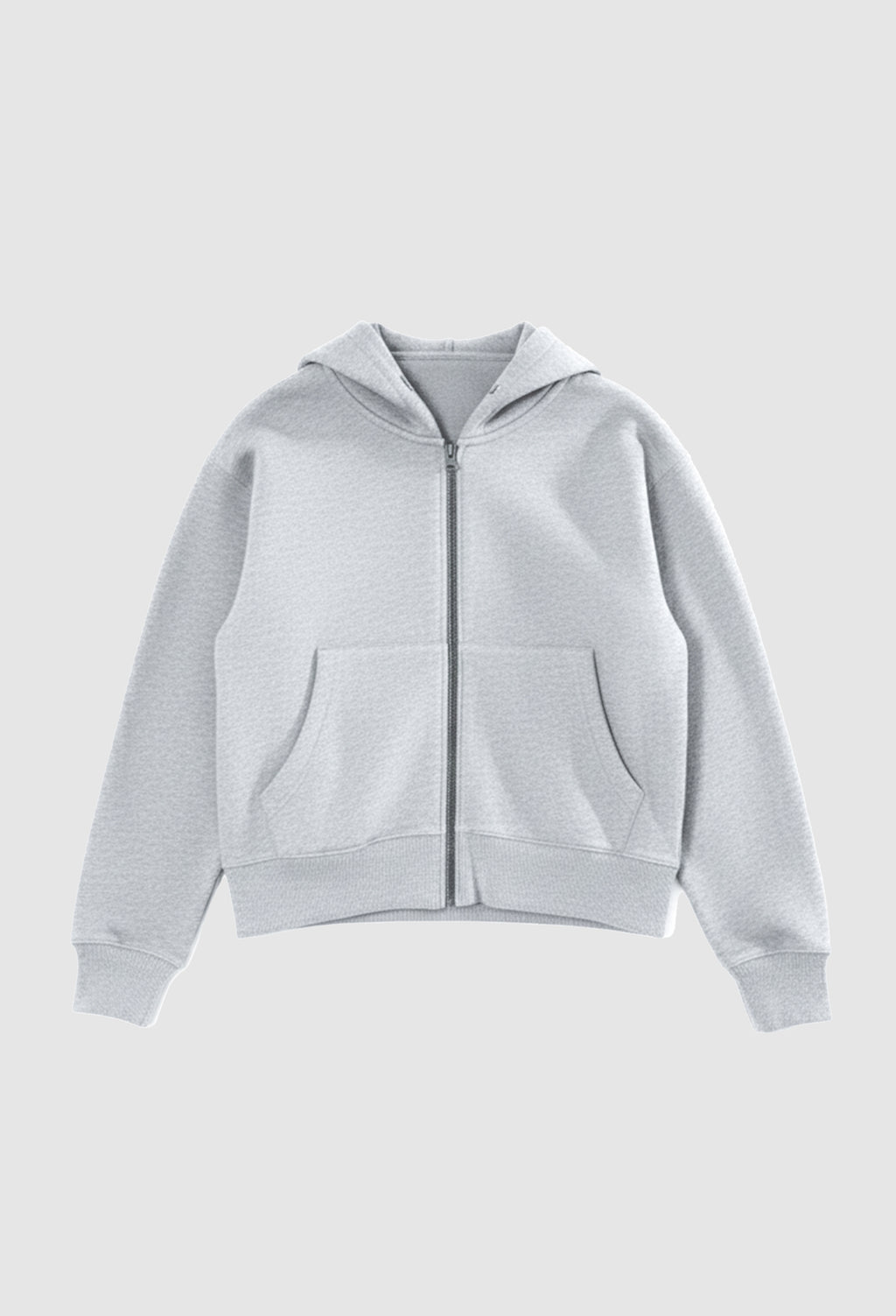 Soft Statement Zipper Hoodie
