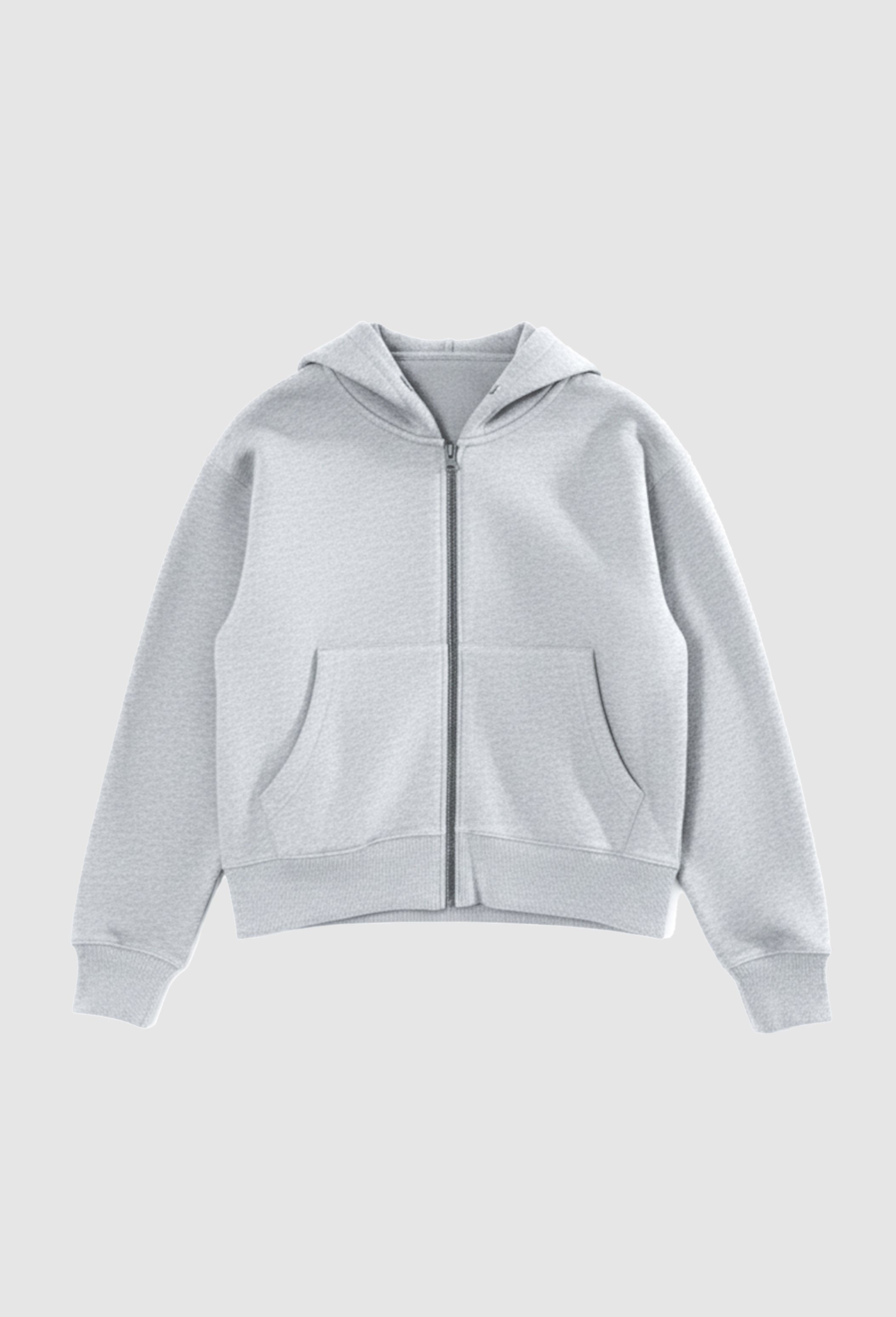Soft Statement Zipper Hoodie