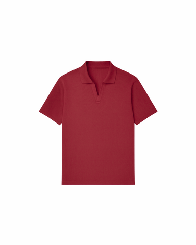 Textured Collar Polo