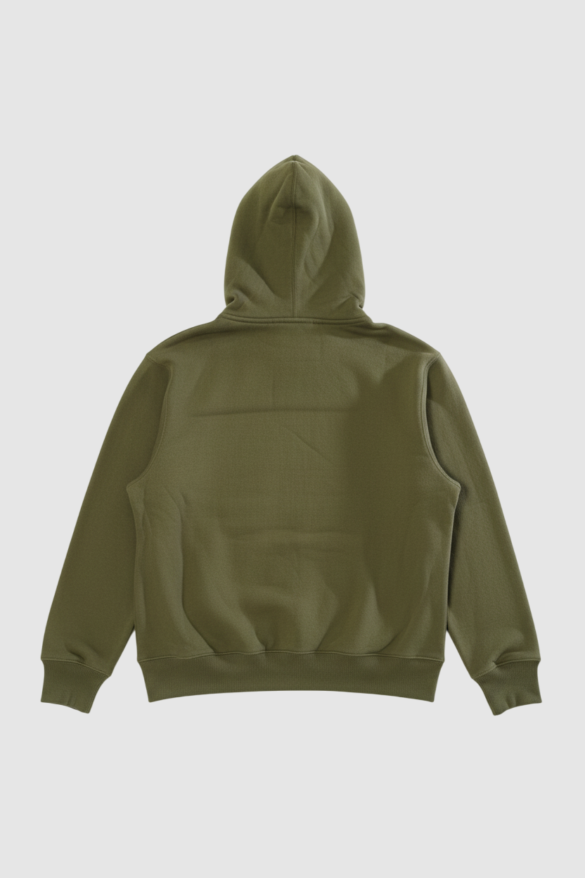 Cropped Zipper Hoodie