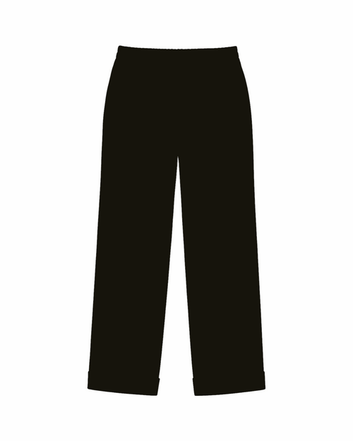 Pintuck Graphic Trouser