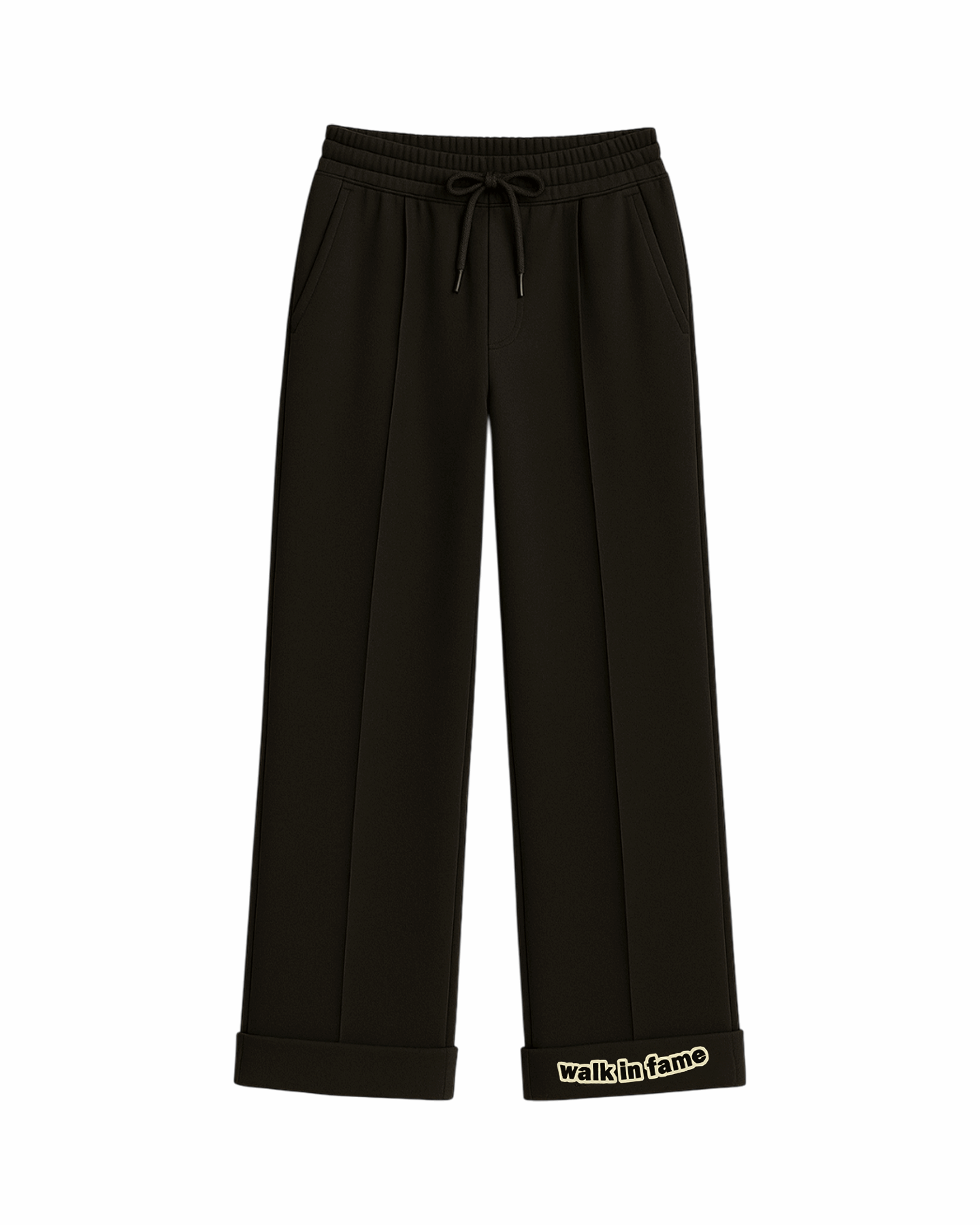 Pintuck Graphic Trouser