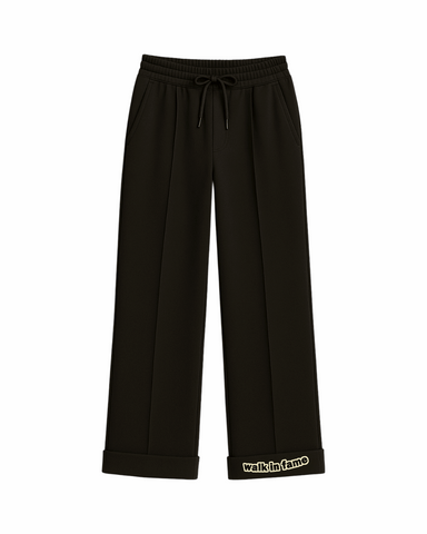 Pintuck Graphic Trouser