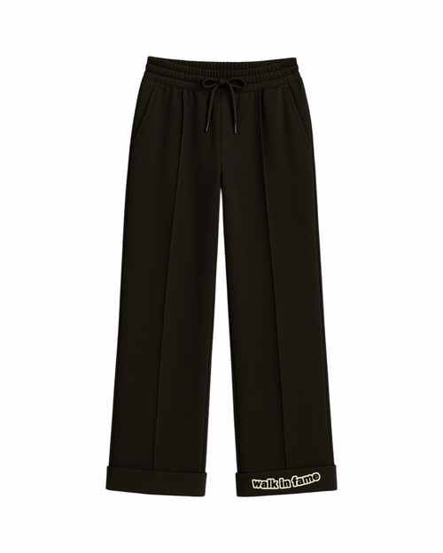Pintuck Graphic Trouser