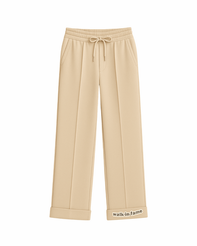 Pintuck Graphic Trouser
